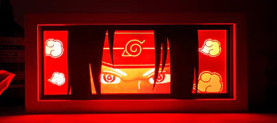 Anime LED Paper Cut Box Frame Light (One Set)